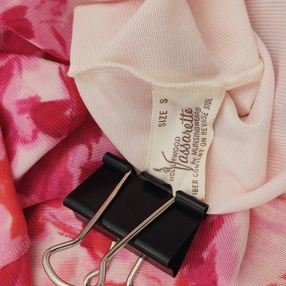 Vintage Slip Skirt Floral Romantic Garden Cottagecore Valentine Pink Small - Picture 6 of 11